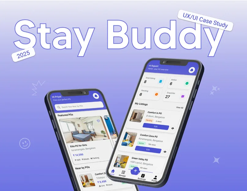 Stay Buddy PG booking app — student project by Himani Negi Stay Buddy PG booking app — student project by Himani Negi