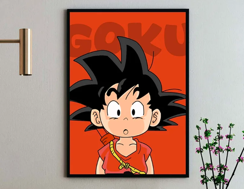 Goku character illustration poster by Lovely Nanda Goku character illustration poster by Lovely Nanda
